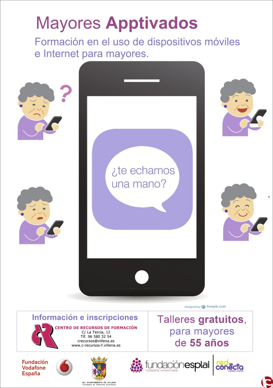 Últimos talleres de mayores apptivados para aprender a utilizar tu smartphone