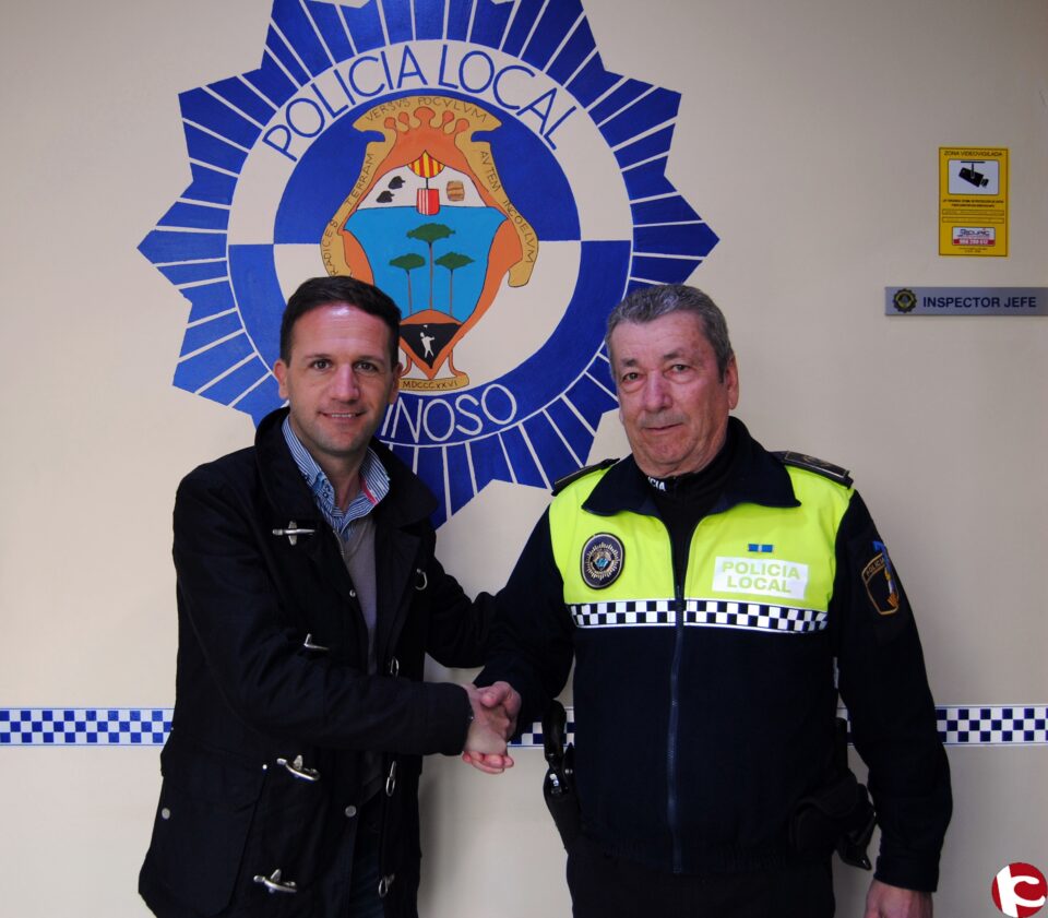 Antonio Pagán se jubila tras 35 años como Policía Local de Pinoso