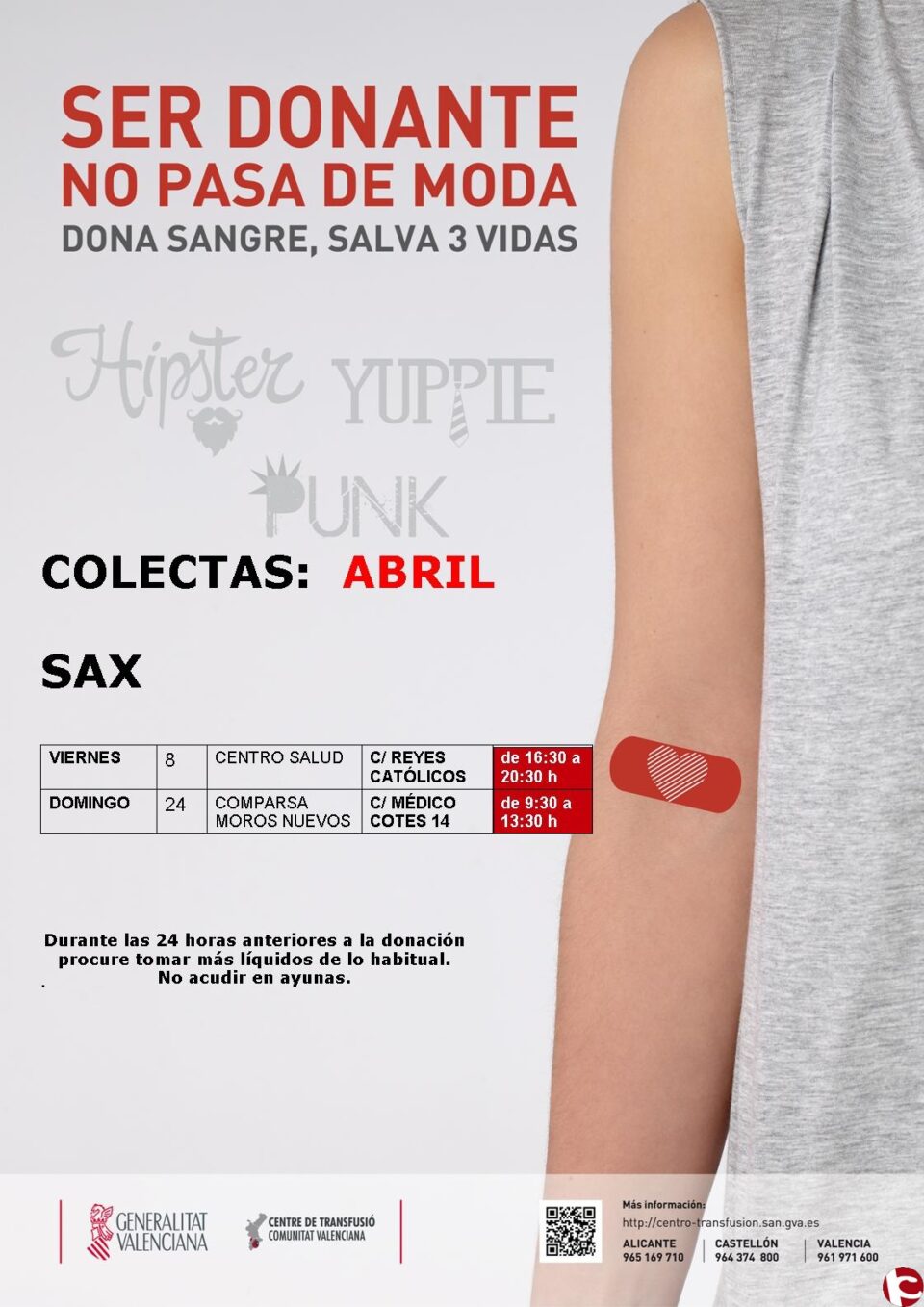 Nueva cita para donar sangre