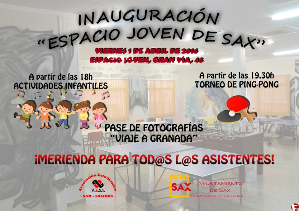 Inauguración del "Espacio Joven de Sax"
