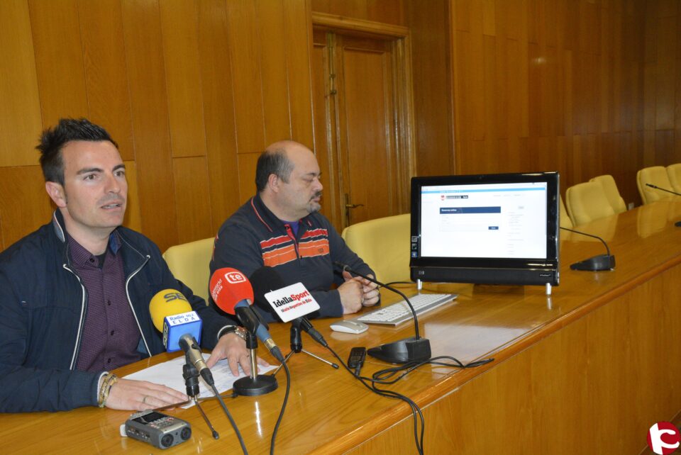 Los usuarios de las instalaciones municipales podrán hacer la reserva online a través de la web municipal