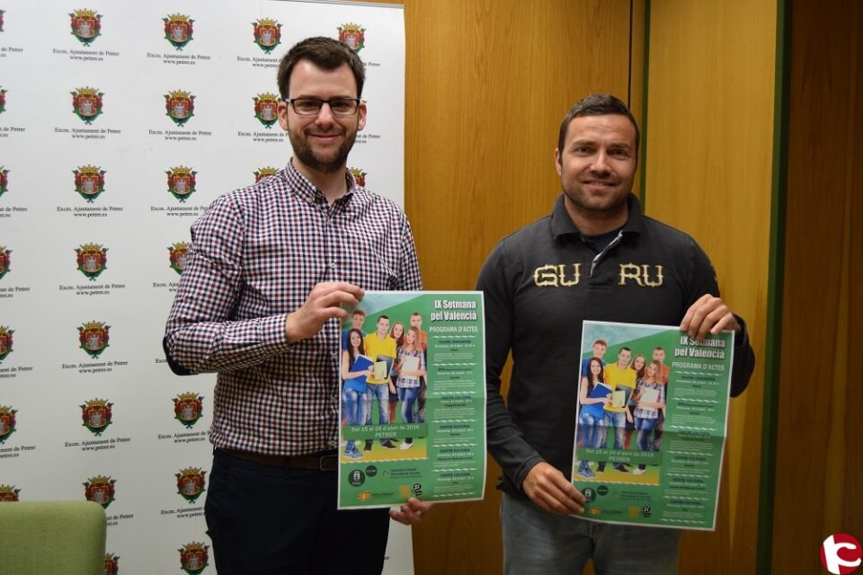 Cultura presenta la IX Setmana pel Valencià que comenzará el próximo viernes