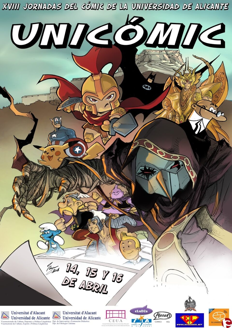 Comienzan las XVIII Jornadas del Cómic de la Universidad de Alicante