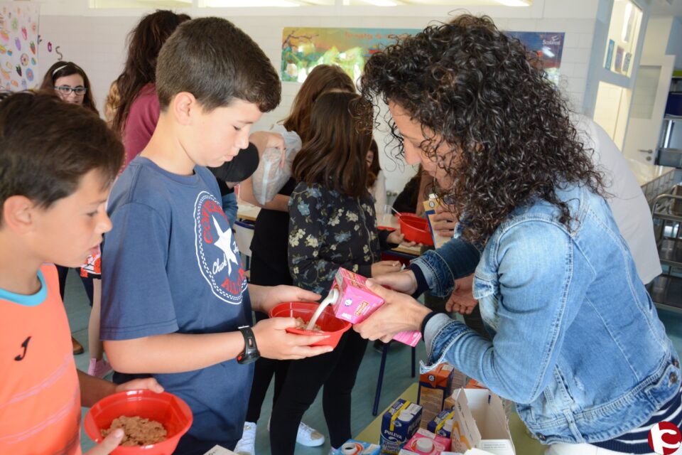 Los escolares de Pinoso aprenden a comer sano