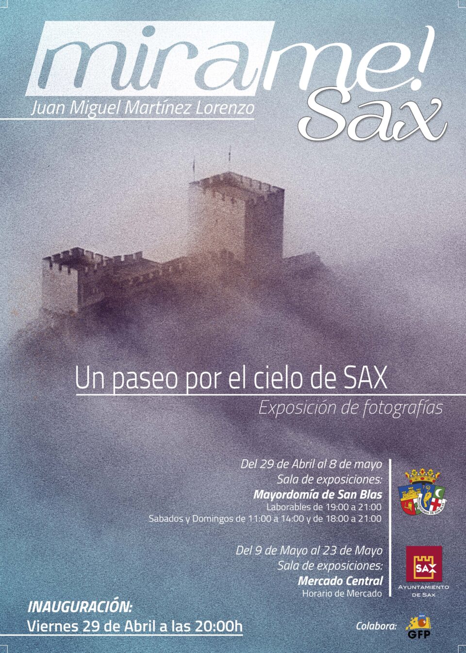 Exposición de fotografías aéreas de Sax