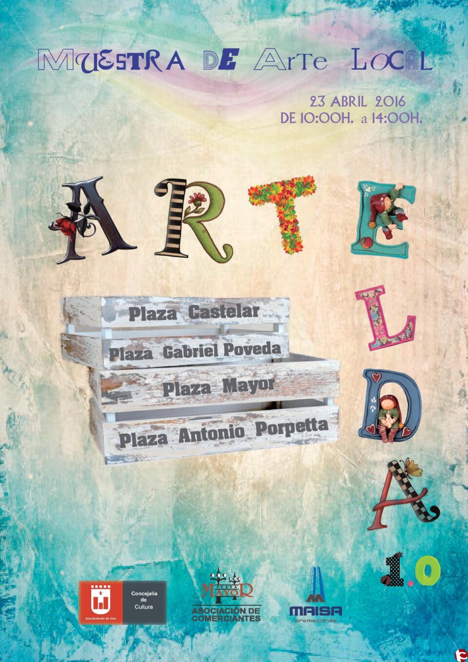 Las calles y plazas de Elda se abren al arte