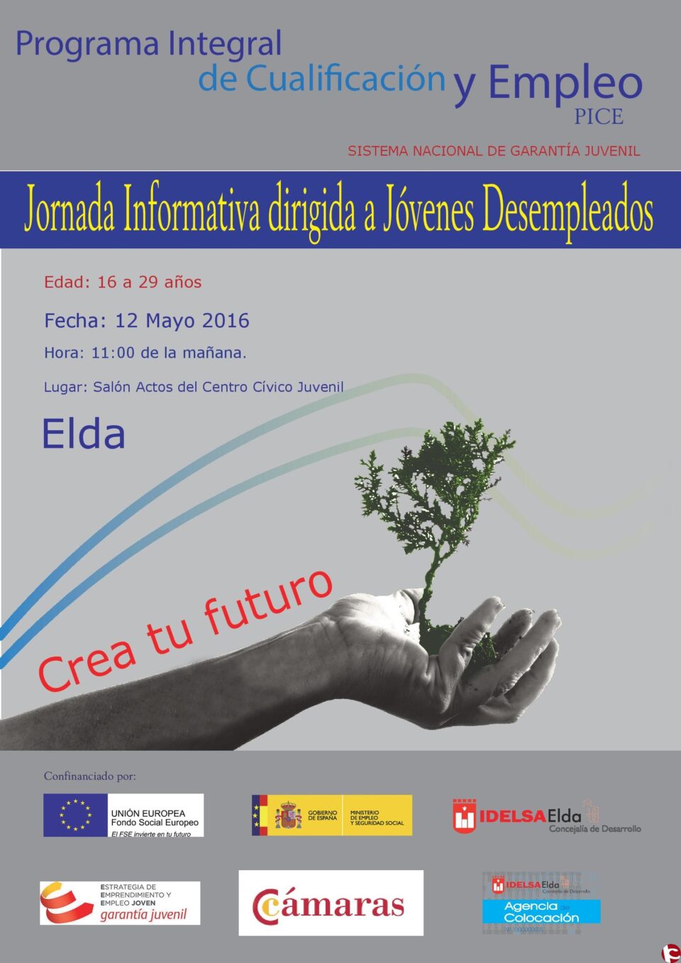 Nota de prensa sesión informativa para jóvenes desempleados