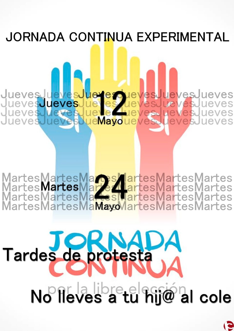 Comisión a favor de la Jornada Continua AMPA "La Celada" VILLENA