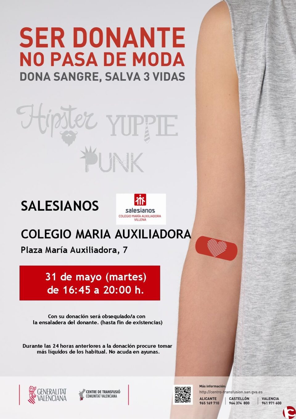 SOLIDARÍZATE: COLECTA DE DONACIÓN DE SANGRE