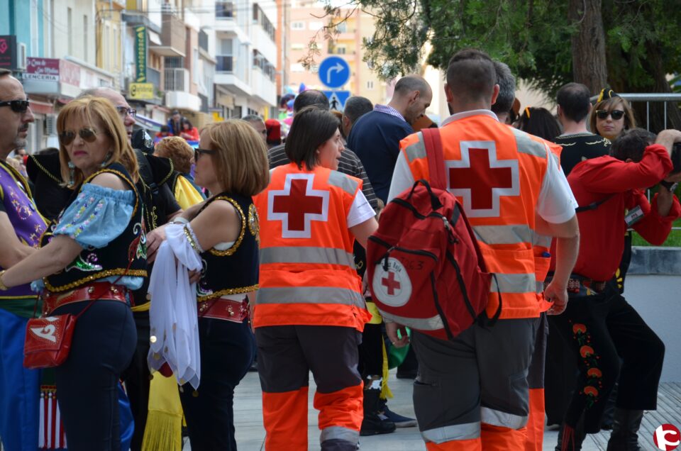 Dispositivo especial de Cruz Roja de Elda en las Fiestas de Moros y Cristianos 2016