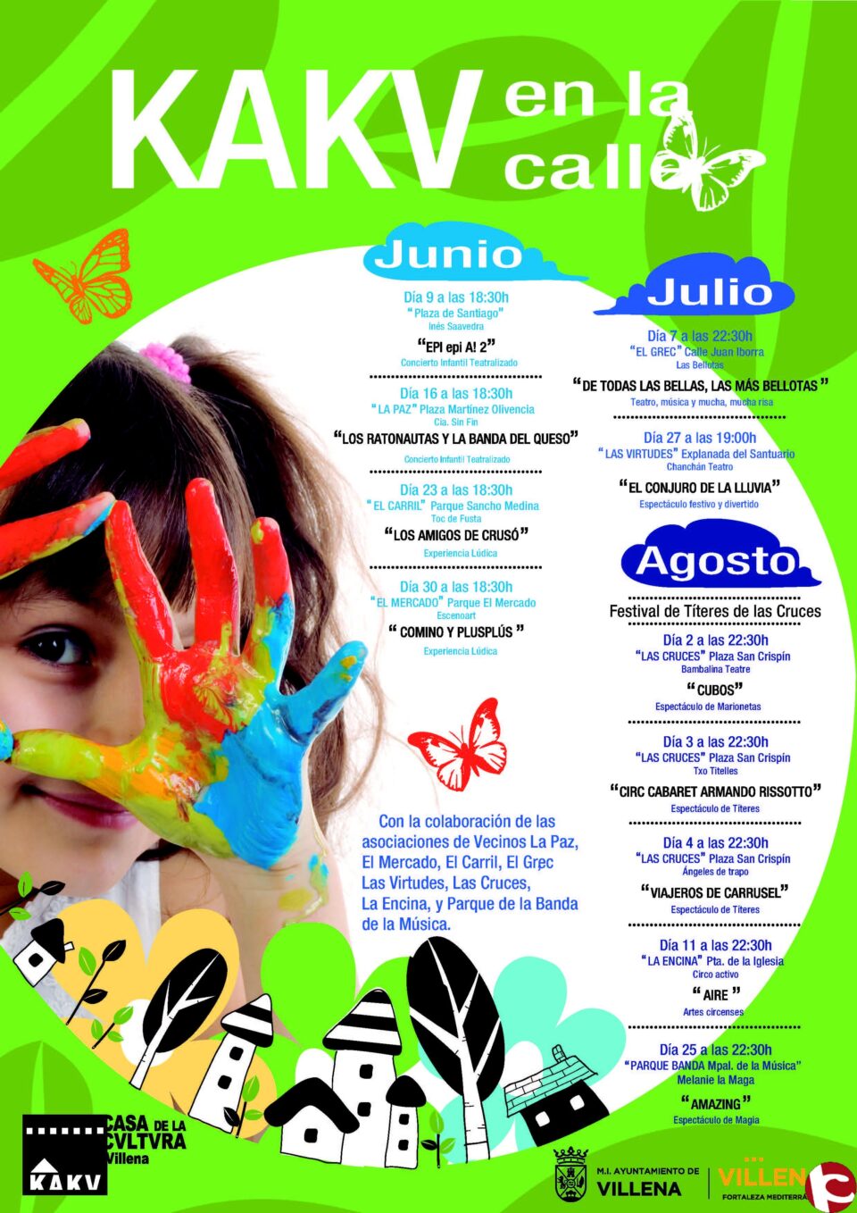 La Kakv sale a la calle con once espectáculos para disfrutar en toda Villena
