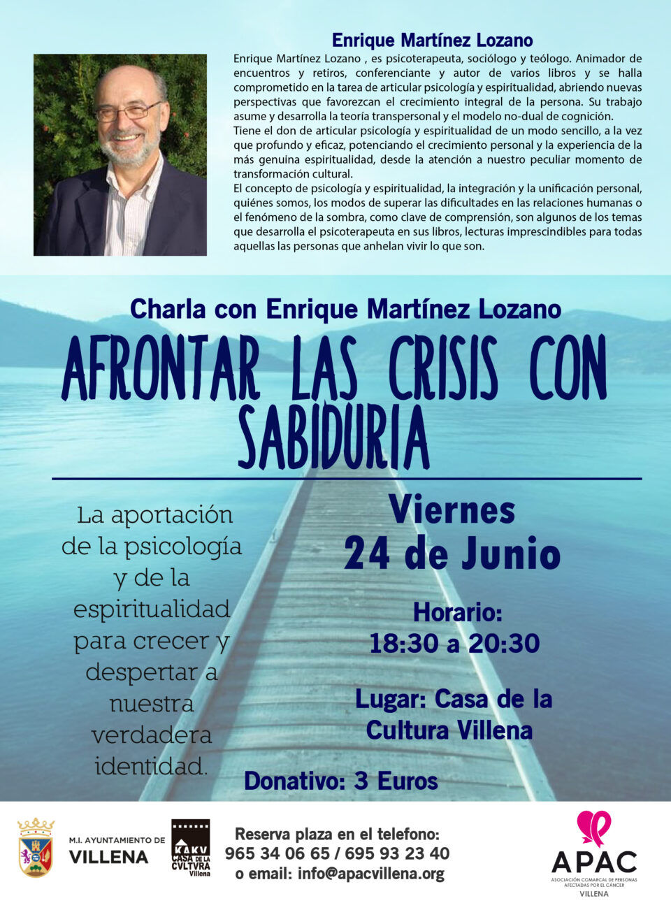 Charla Enrique Martínez Lozano (APAC)