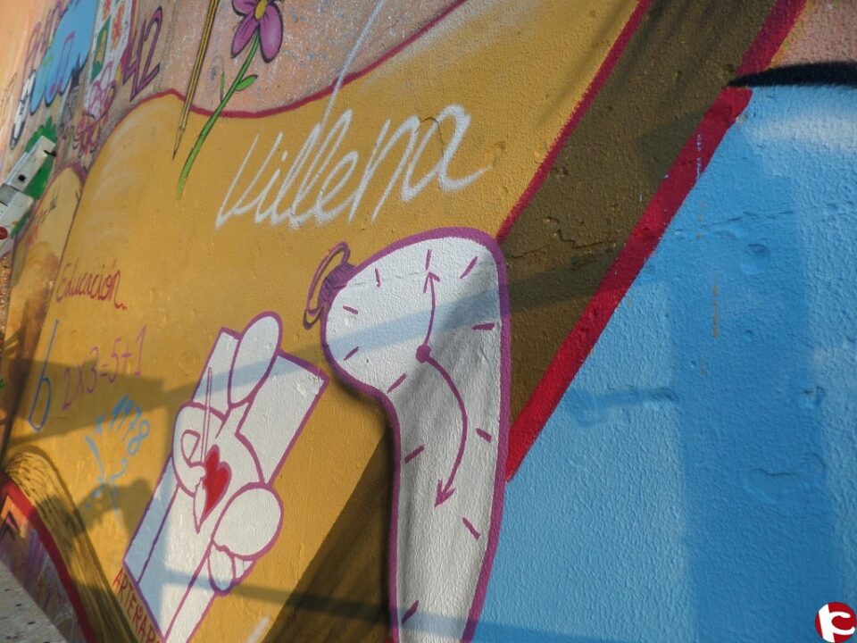 Mural en Colegio Príncipe don Juan Manuel - Villena