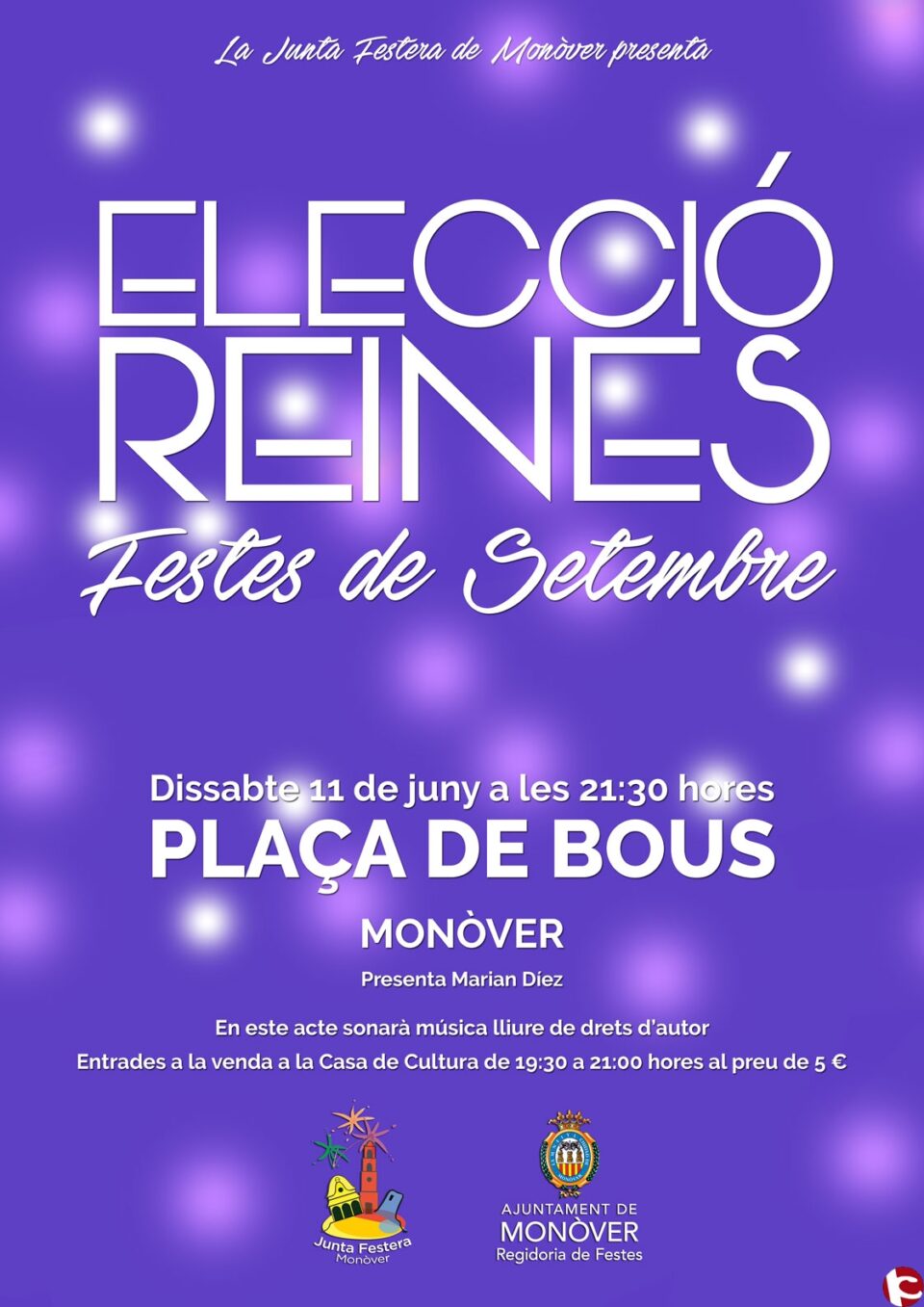 Monóvar ya tiene Reinas para sus fiestas 2016