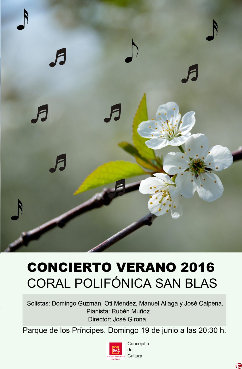 Próximo concierto de la Coral Polifónica San Blas