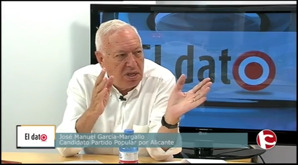 El Dato - Entrevista al Ministro de Exteriores y Cooperación y Candidato al Congreso por Alicante