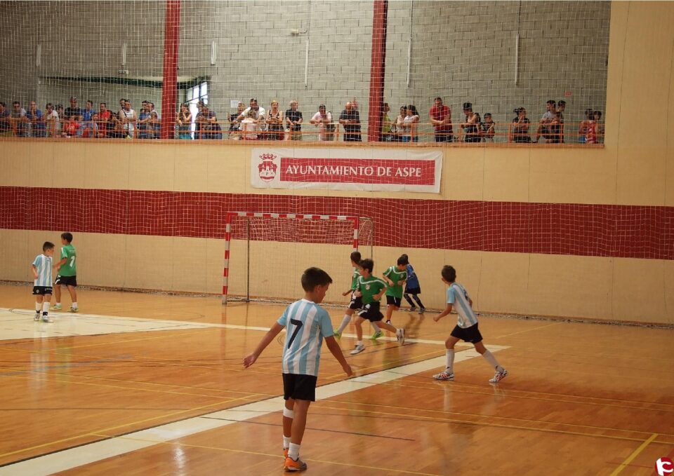 ASPE ACOGE EL VI TORNEO DE FÚTBOL SALA DE CATEGORÍAS BASE