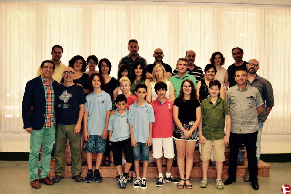 Alfonso Lacasa recibe a los alumnos clasificados en la fases autonómicas de las Olimpiadas Matemáticas