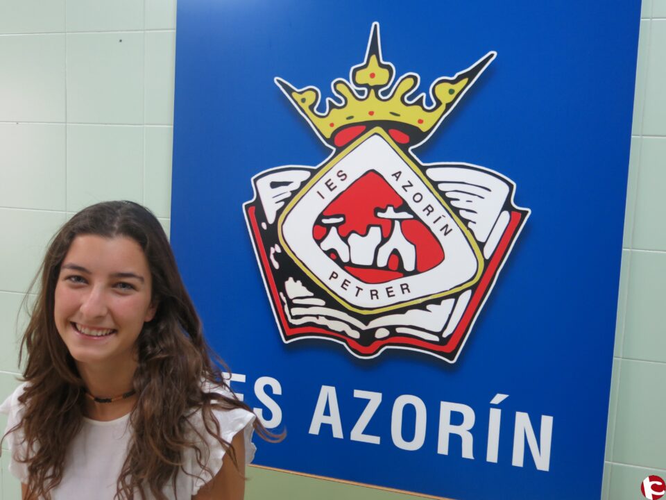 Una alumna del IES Azorín