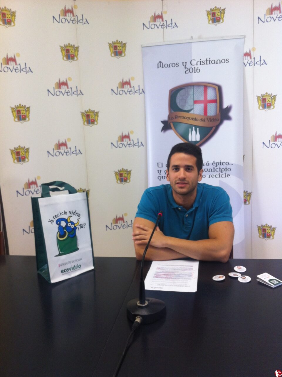 Ecovidrio y el Ayuntamiento de Novelda fomentan el reciclado de vidrio durante las fiestas de Moros y Cristianos 2016