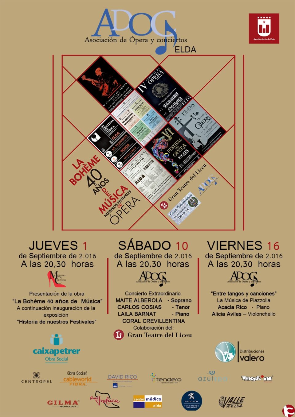 Elda recupera la representación de La Boheme en su 40 aniversario