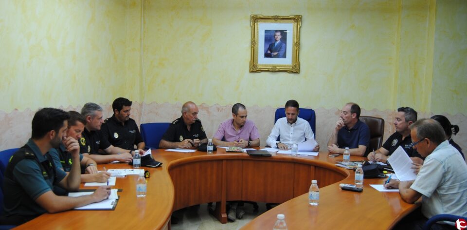 El ayuntamiento se coordina con las fuerzas y cuerpos de seguridad para las fiestas