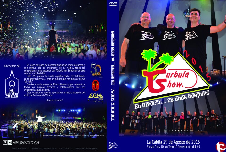 En agosto estará disponible el DVD de la TÚRBULA SHOW EN DIRECTO