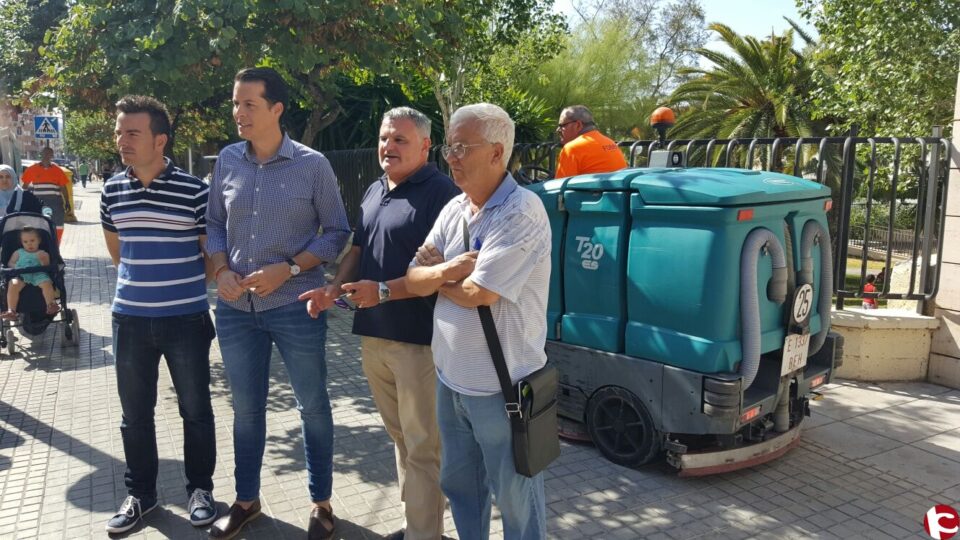 El Ayuntamiento de Elda pone en marcha un nuevo y eficaz sistema de limpieza