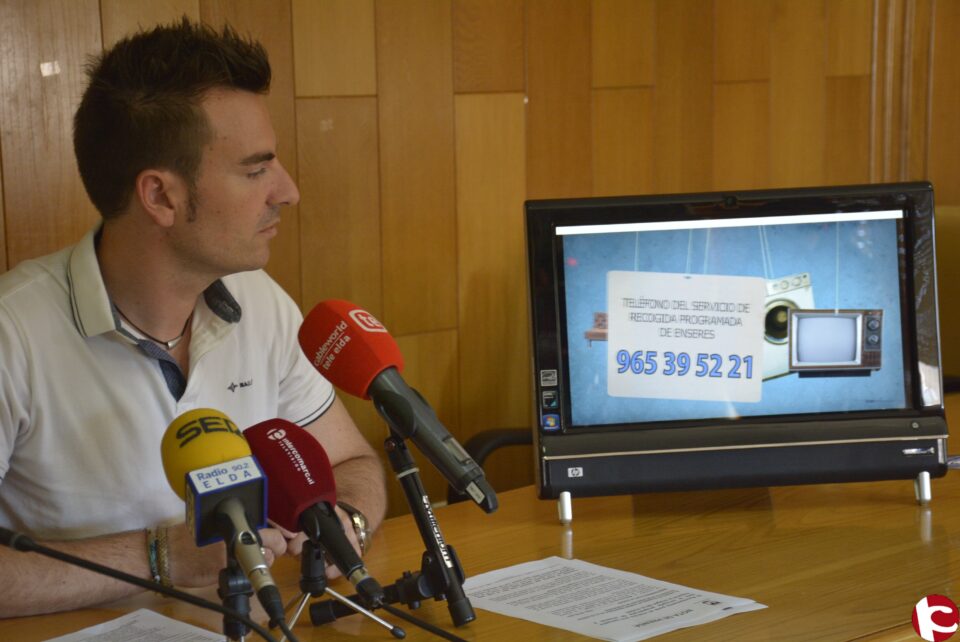 El Ayuntamiento pone en marcha una campaña para la recogida programada de enseres y mejorar la imagen de la ciudad