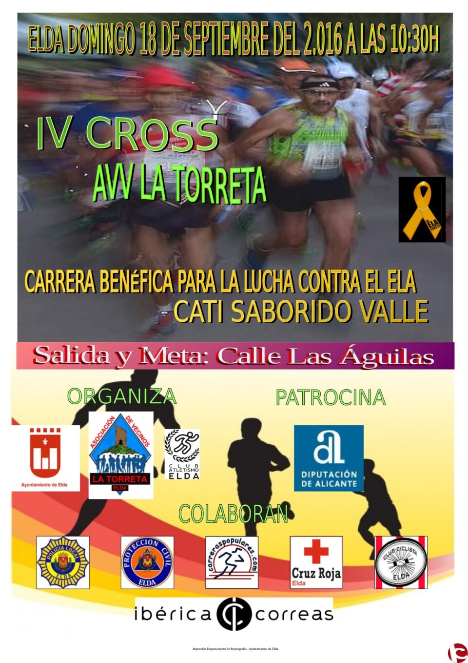 El domingo 18 de septiembr tendrá lugar el IV Cross AAVV La Torrta