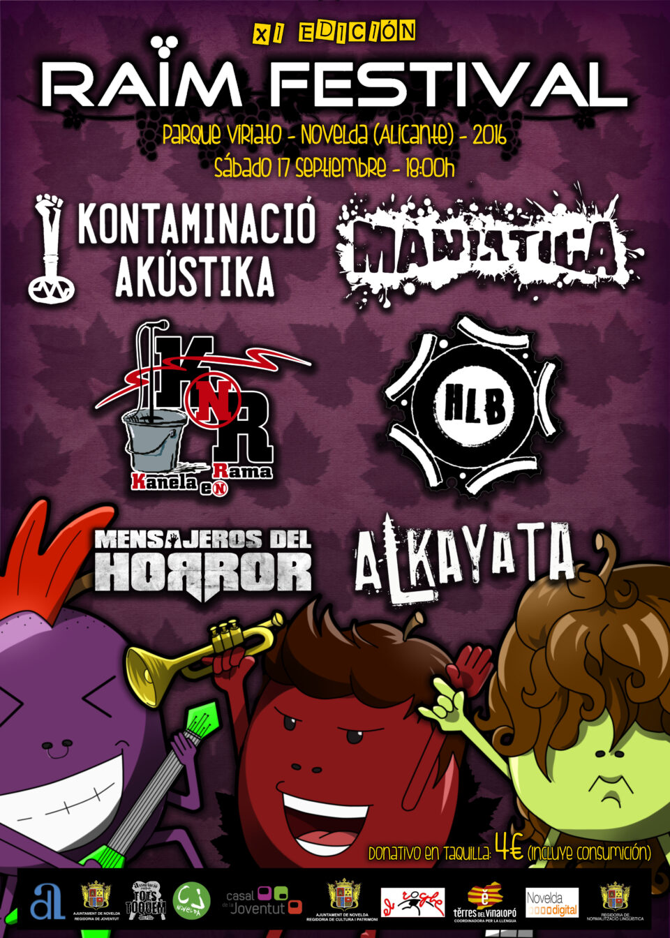 El Parque Auditorio Municipal acogerá una nueva edición del Raïm Festival