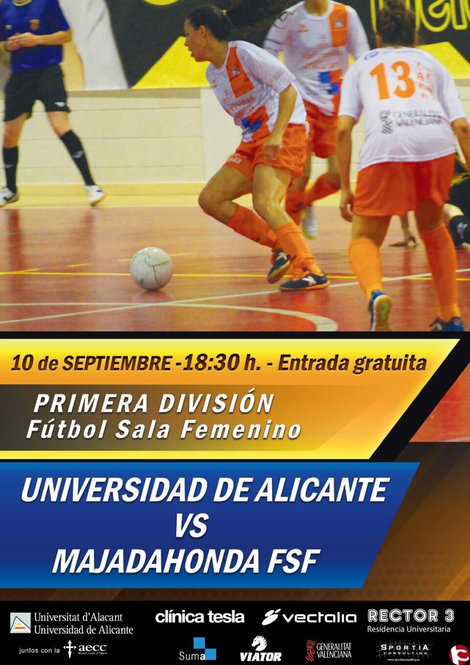 Arranca la Liga de Fútbol Sala femenino en la UA