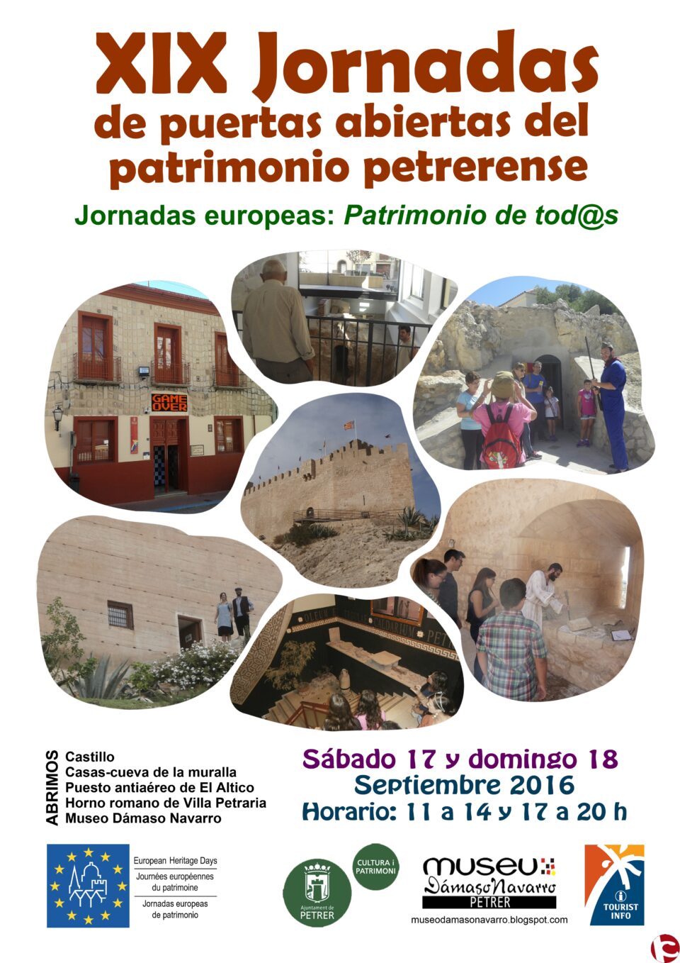 XIX Jornadas de Puertas Abiertas del Patrimonio Petrerense
