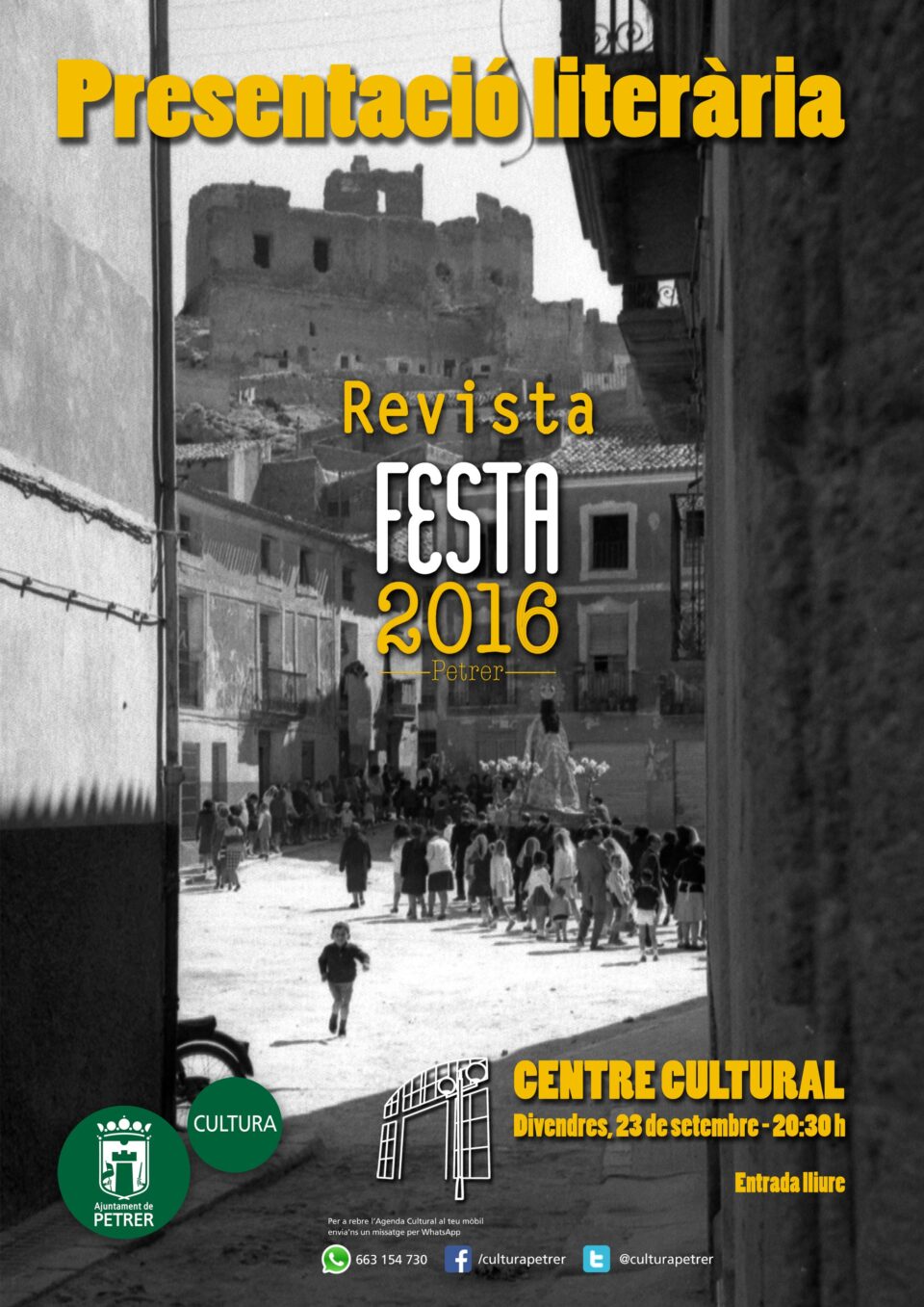 Por primera vez la presentación de la Revista Festa correrá a cargo de un integrante del Grupo fotográfico de Petrer