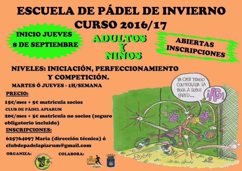 Informació de les diferents activitats esportives