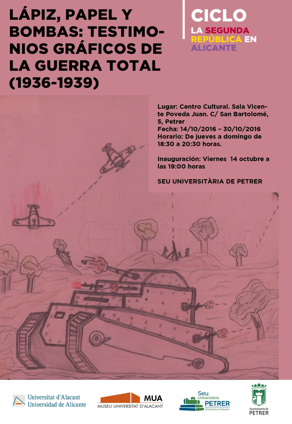 Actividades de la Sede Universitaria de Petrer.