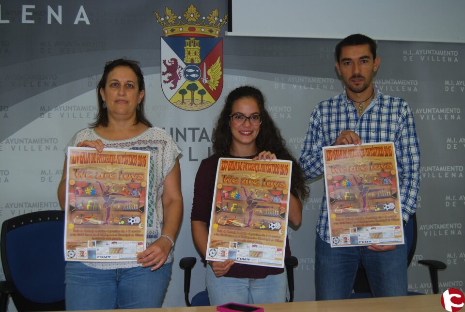 Juguetes de fantasía en la gala de patinaje artístico