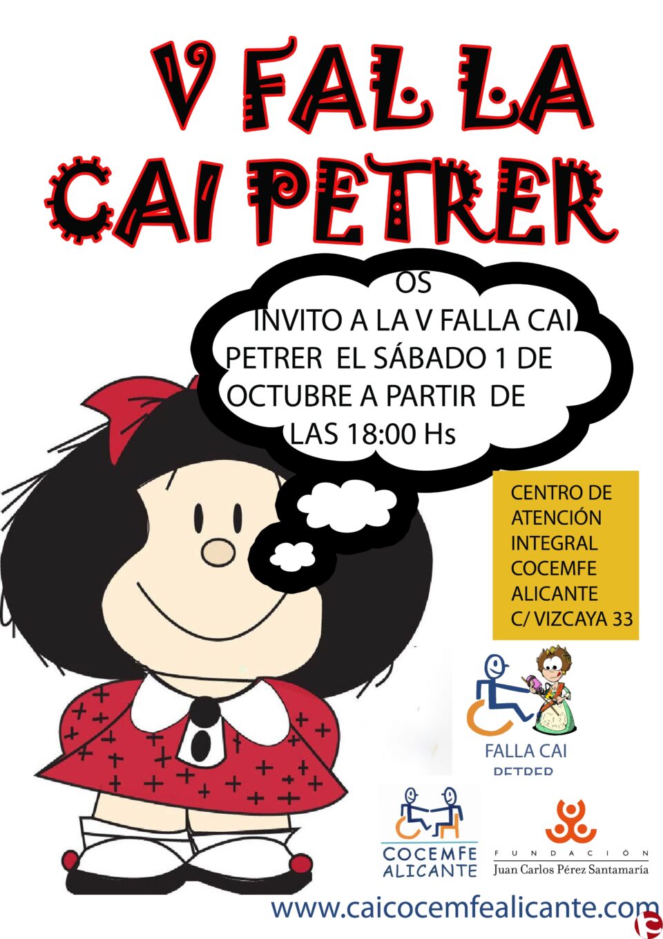 V Falla del CAI "COCEMFE Alicante" en Petrer