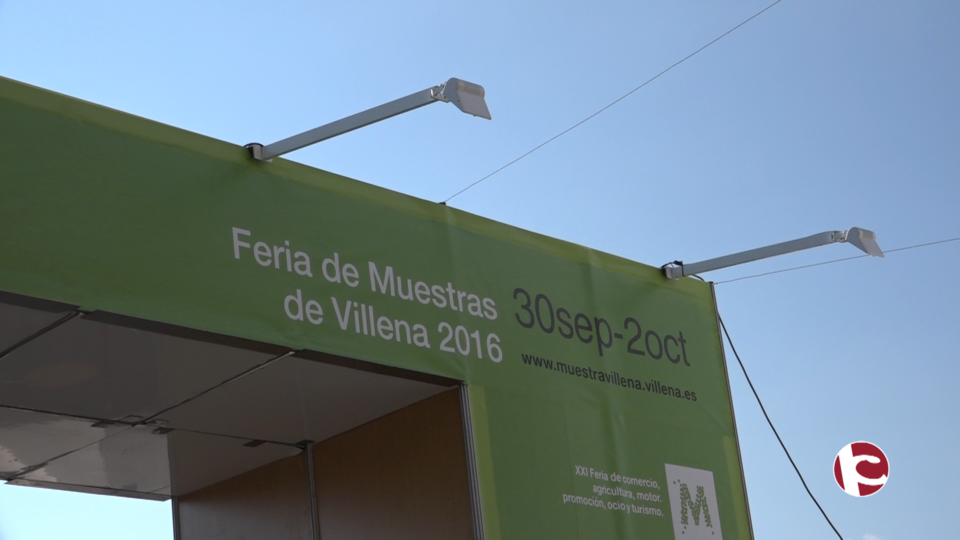 Inauguración y reportaje de los stands de la Feria de Muestras Villena 2016