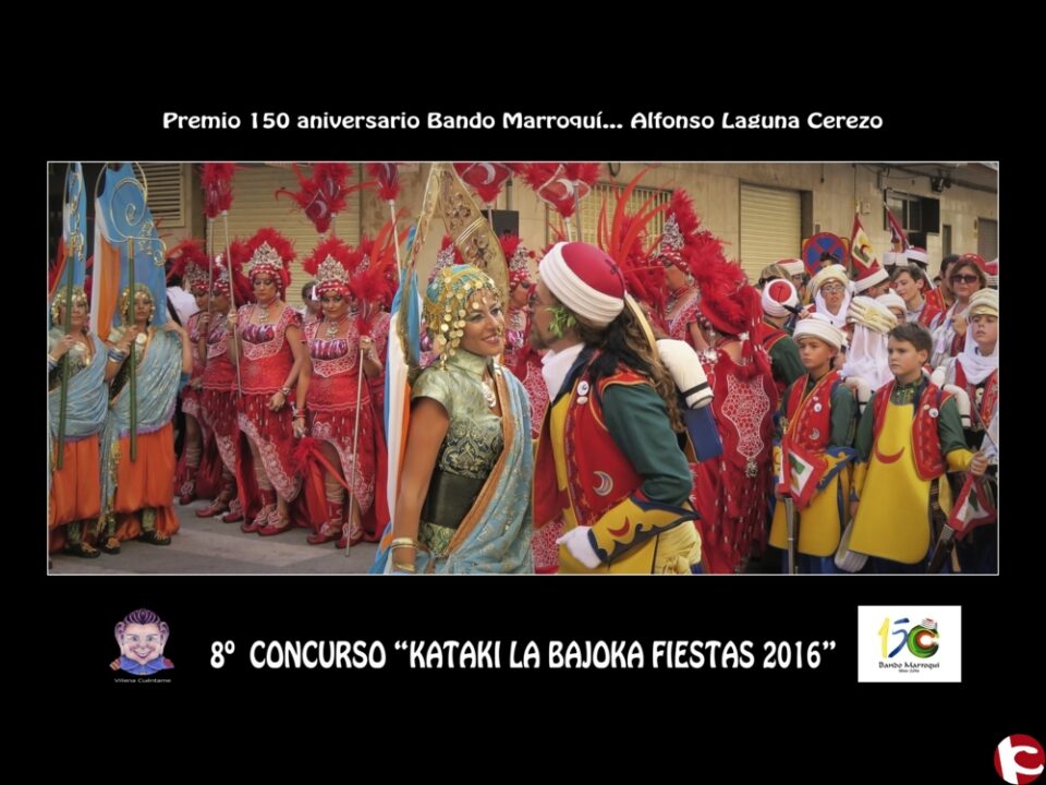 Premios a las fotografías presentadas al 7º concurso "KATAKI LA BAJOKA FIESTAS VILLENA 2016"