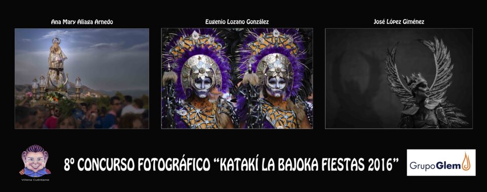 Entrega premios Grupo GLEM - Villena Cuéntame "Kataki la Bajoka Fiestas Villena 2016"