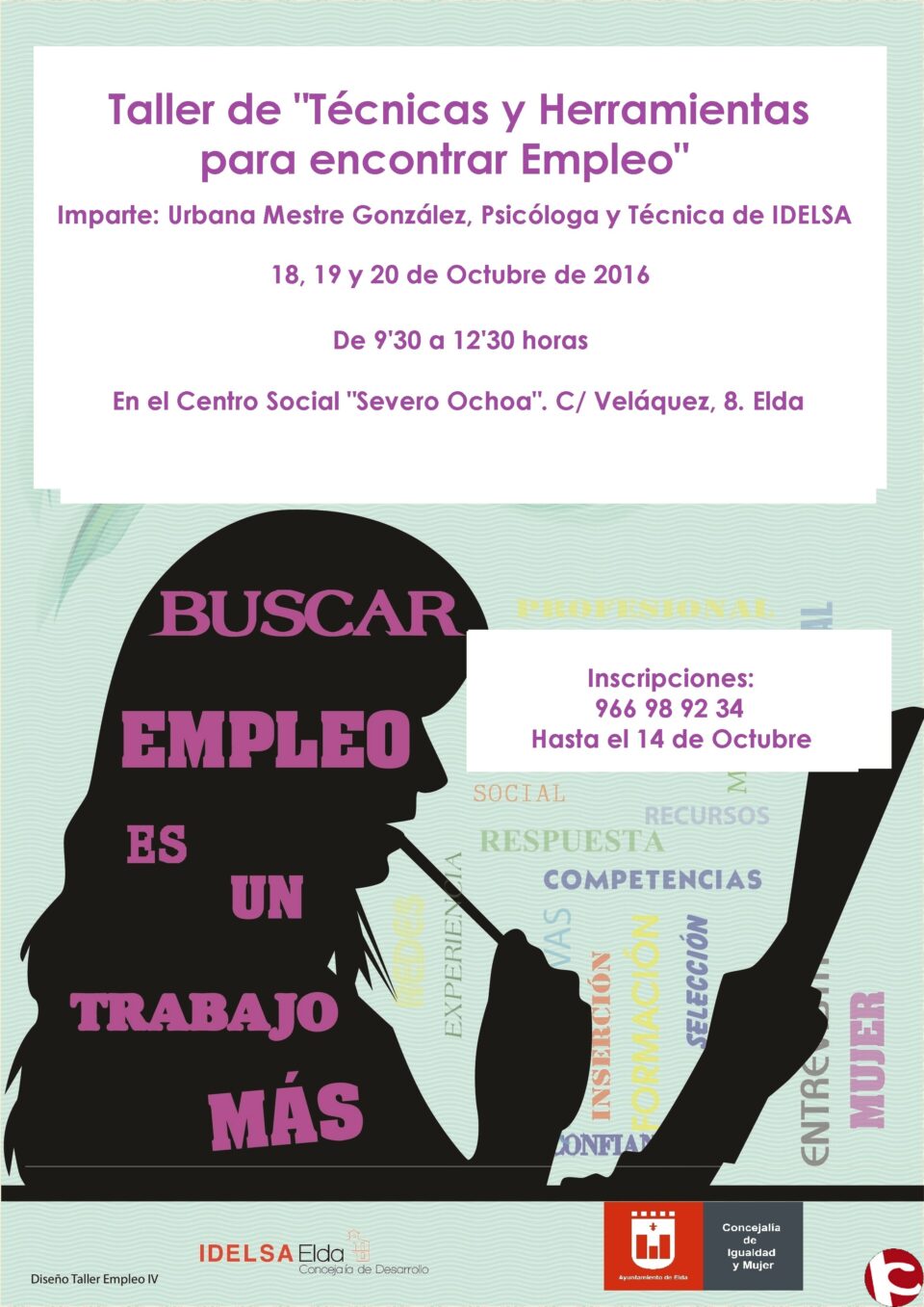 IDELSA imparte un curso de técnicas para encontrar empleo dirigido a mujeres