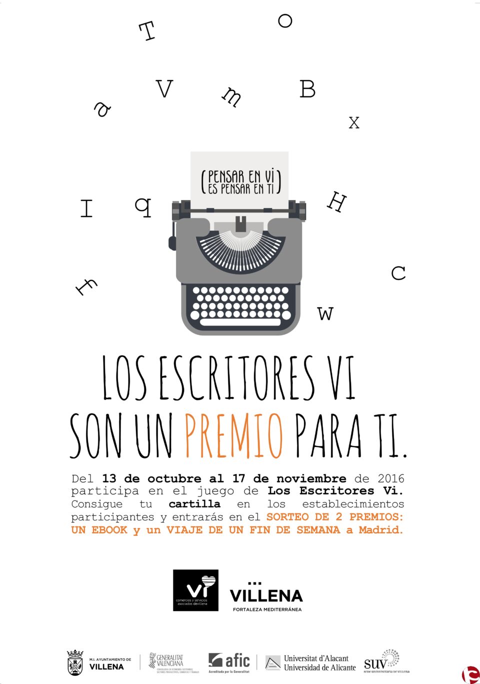 Campaña "Los Escritores Vi son un premio para ti"