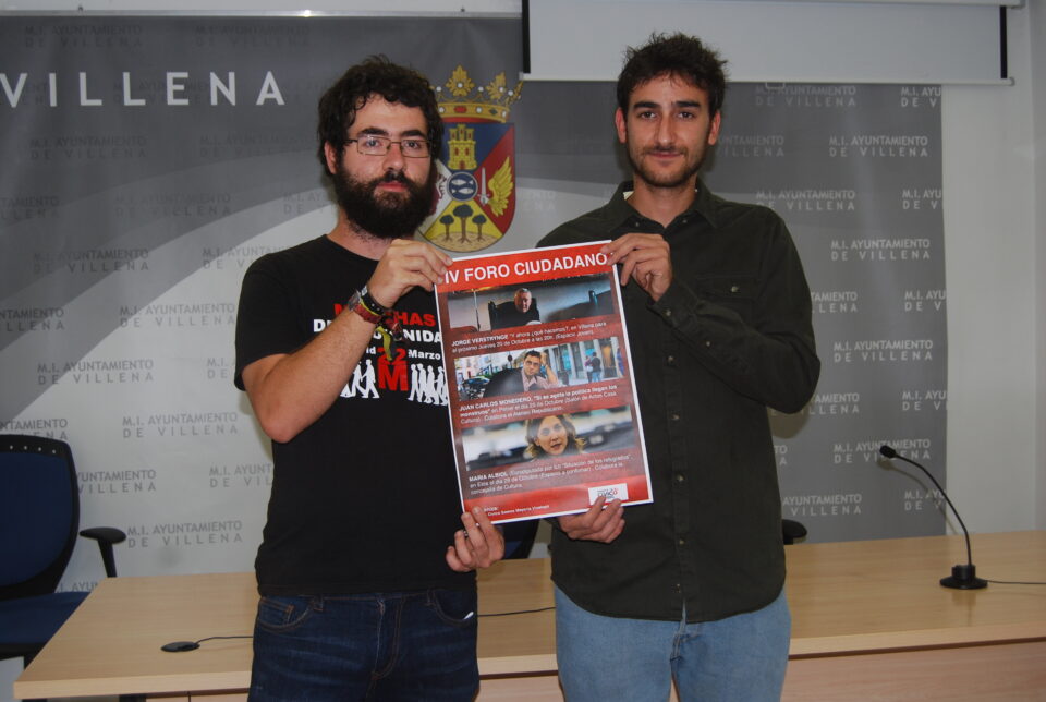 Jorge Verstrynge visita Villena con el Frente Cívico