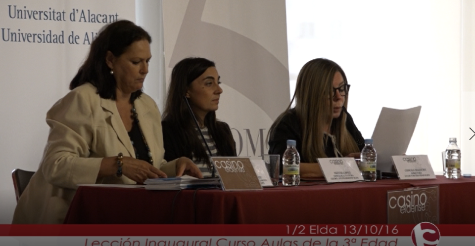 Inauguración del curso de las Aulas de la Tercera Edad