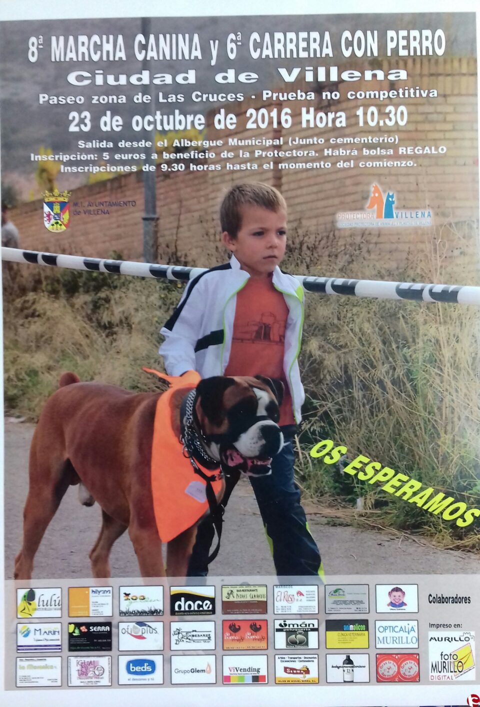 Este domingo 23 tendrá lugar la 8ª edición de la MARCHA CANINA