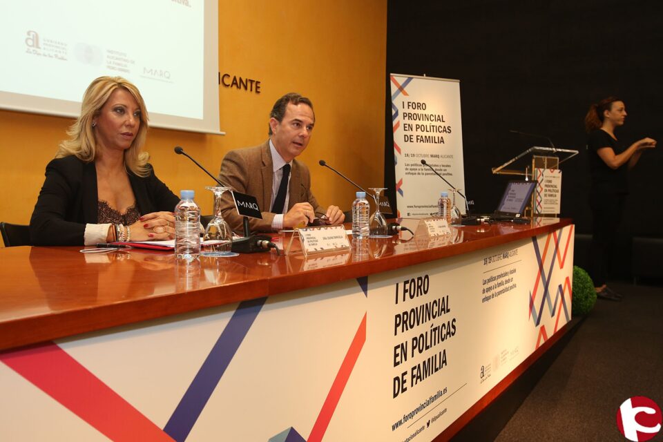 La Diputación de Alicante defiende las políticas institucionales de apoyo a las familias en el cuidado y educación de los hijos