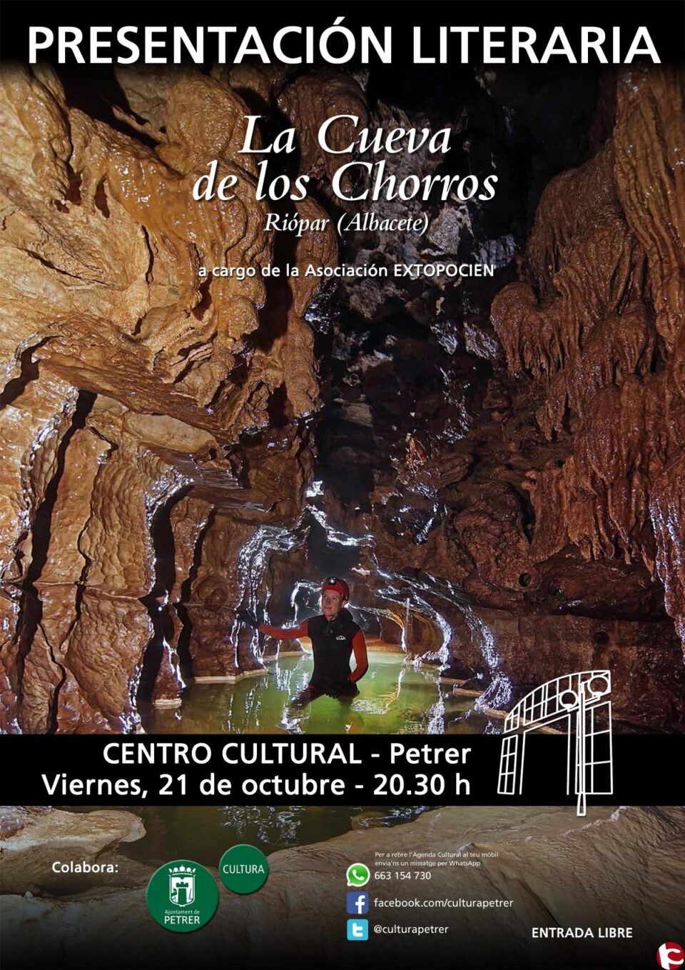 Presentación del Libro "la Cueva de los Chorros" (Víctor Ferrer