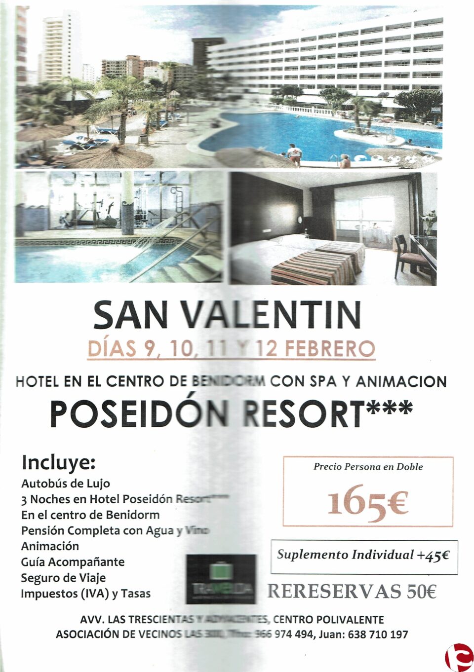 Próximas actividades del Barrio de las 300