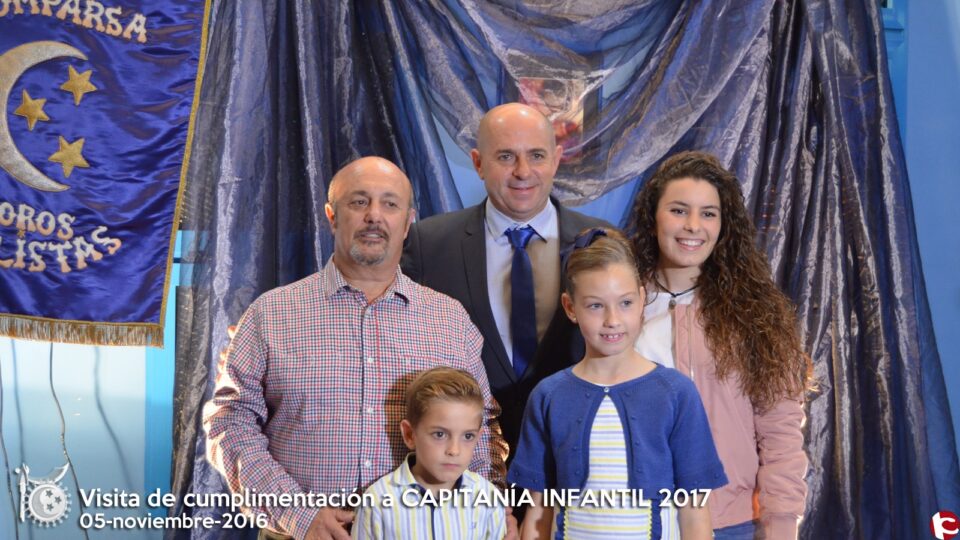 Visita de los Moros Realistas de cumplimentación a la capitanía infantil 2017 (05-NOVIEMBRE-2016)